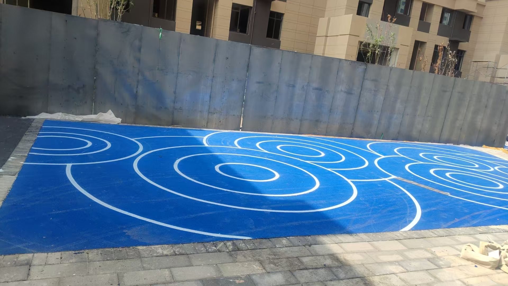 百色市自结纹塑胶跑道幼儿园塑胶跑道 - 厂家