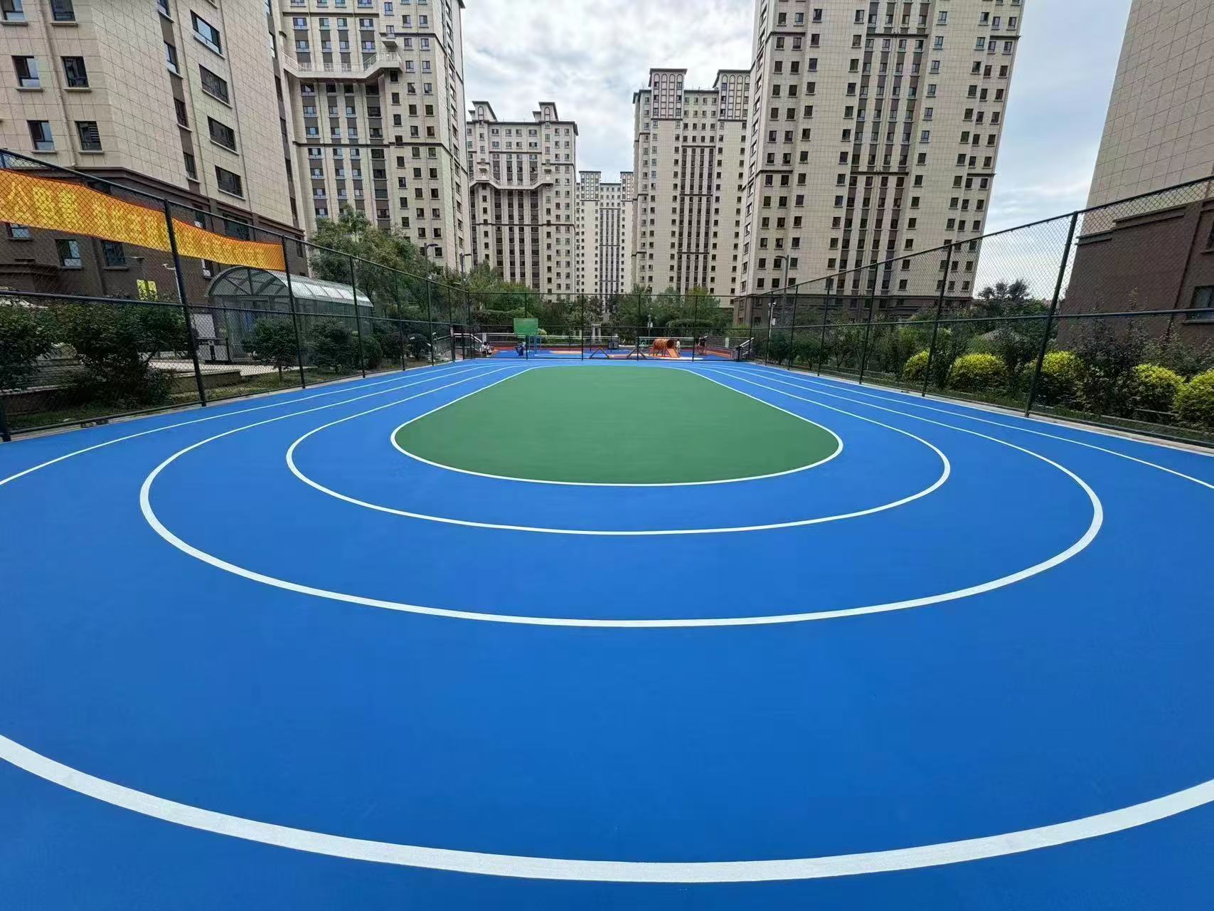 百色市学校塑胶跑道橡胶跑道 - 方案